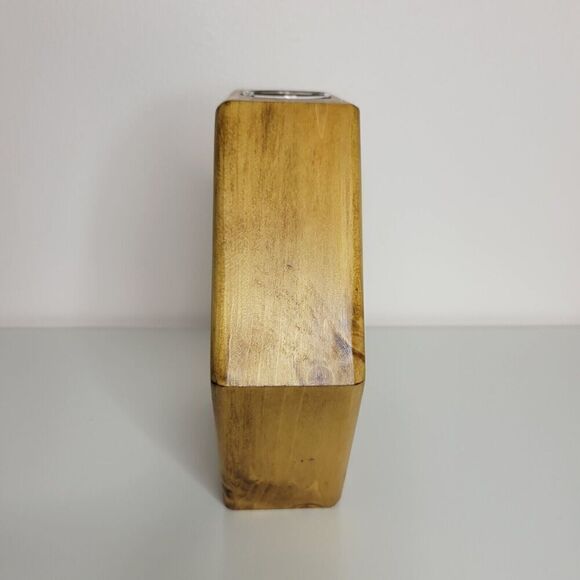 Wooden Hexagon Propagation Floral Vase Decor Centerpiece House Warming Gift - Picture 5 of 7